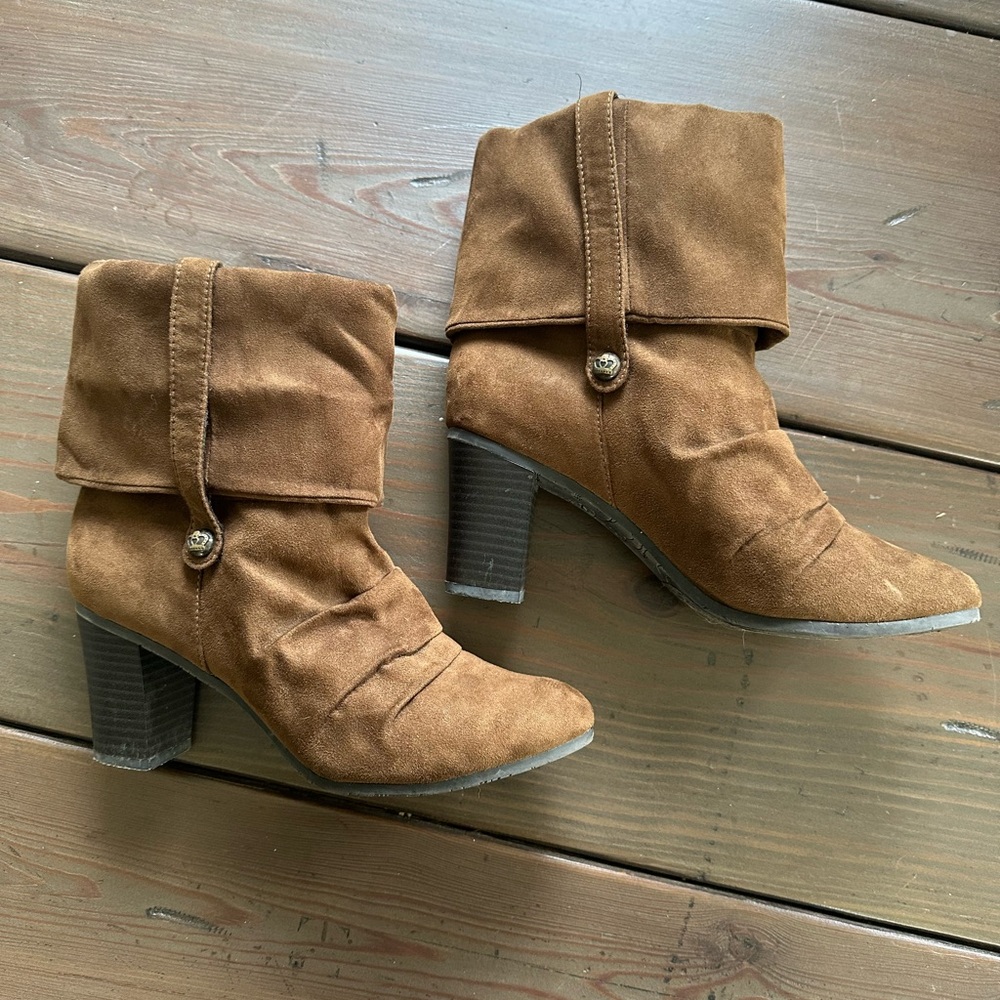 Brown Women's Kathy Van Zeeland Ankle Boots 6.5 W